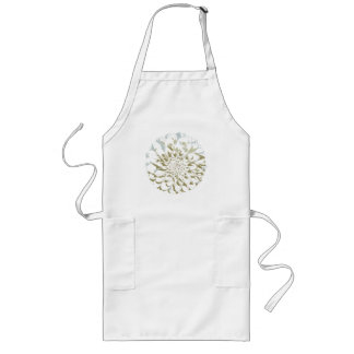 Tablier Long Dahlia flower long apron