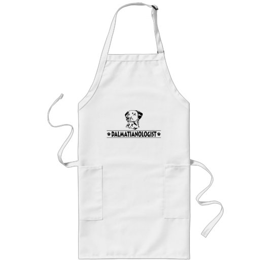 Tablier Long Dalmatien humoristique (Devant)