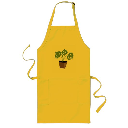 Tablier Long Dame aux plantes (Devant)