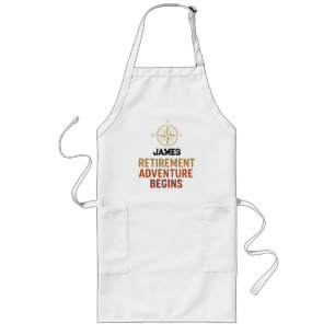 Tablier Long Début de l'aventure de la retraite, retraite