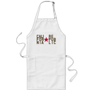 Tablier Long Design de texte original Californie République