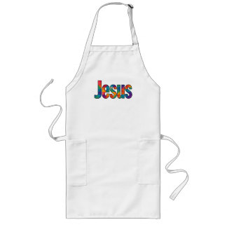 Tablier Long dessin géométrique "Jésus"