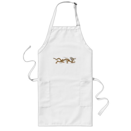 Tablier Long Dragon De Buddhan Apron (Devant)