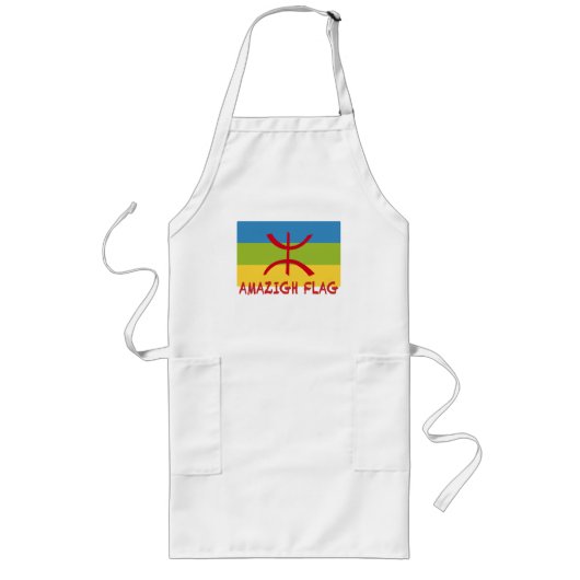 Tablier Long Drapeau Amazigh - Drapeau Amazigh Drapeau (Devant)