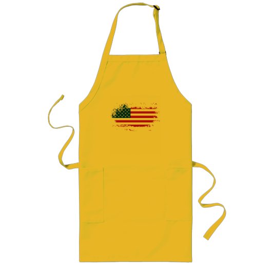 Tablier Long Drapeau américain USA (Devant)