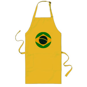 Tablier Long Drapeau brésilien Apron