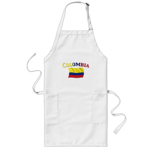 Tablier Long Drapeau colombien 2 (Devant)