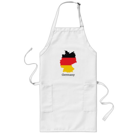 Tablier Long Drapeau de l'Allemagne dans un design de souvenir (Devant)