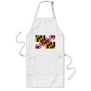 Tablier Long Drapeau du Maryland