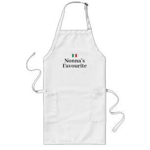 Tablier Long Drapeau Italie Fierté italienne Europe Nonna