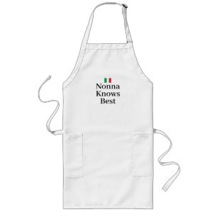 Tablier Long Drapeau Italie Fierté italienne Europe Nonna