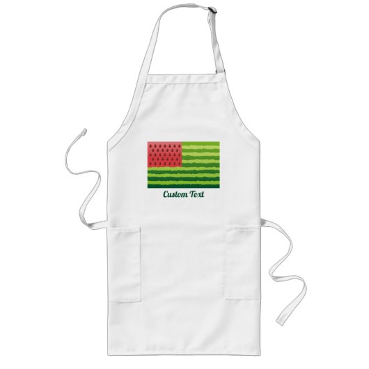 Tablier Long Drapeau Pastèque (Devant)