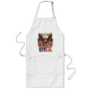 Tablier Long Drapeau USA 250e anniversaire 250 ans d'Amérique