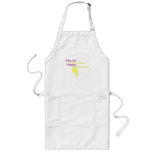 Tablier Long Drink Lemonade Funny Humor (Devant)