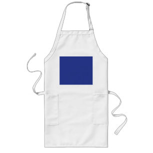 Tablier Long Élégance des Fêtes Royale Bleue