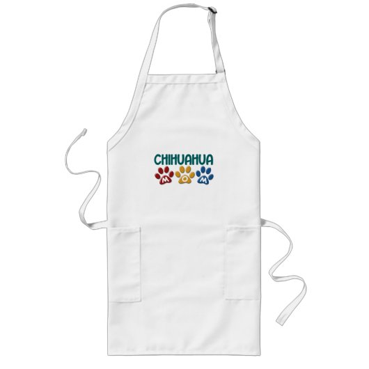 Tablier Long Empreinte de patte 1 de maman de CHIWAWA (Devant)