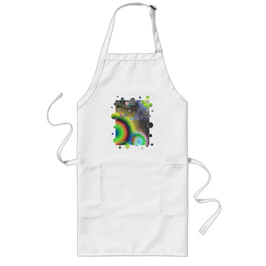 Tablier Long Enamel Négatif Sunburst Fun Frame (Devant)