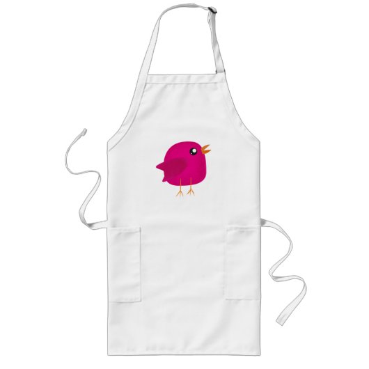 Tablier Long Enfants oiseau mignon (Devant)