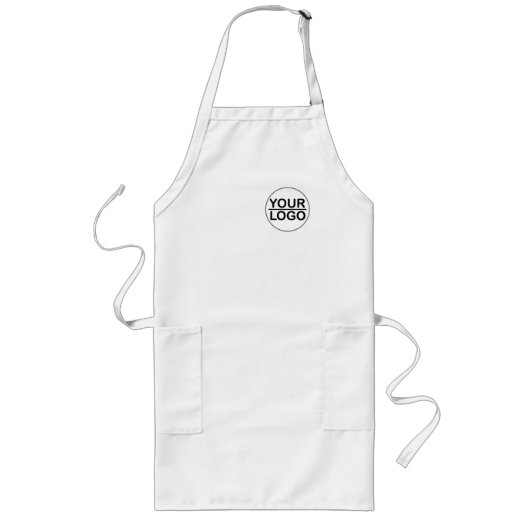 Tablier Long Entreprise de logo personnalisé (Devant)