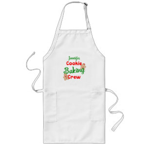 Tablier Long Équipe de cuisson de biscuits personnalisée pour l