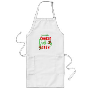 Tablier Long Équipe de cuisson de biscuits plaisir cuisine de f