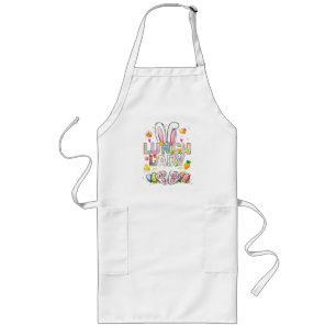 Tablier Long Équipe de dame du déjeuner Lapin Drôle