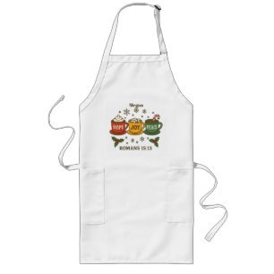 Tablier Long Espoir joie Paix et Cocoa