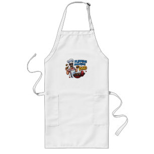 Tablier Long Été éblouissant Fête du barbecue de la fête des pè