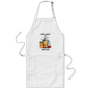 Tablier Long Extracteur de jus de fruits Garder son calme et fa
