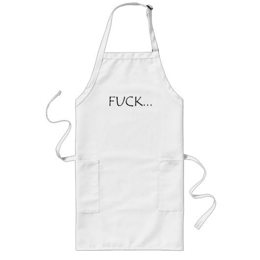 Tablier Long F...mot en argot .malse T-shirt (Devant)