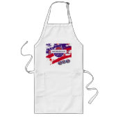 Tablier Long Fête du 4 juillet Cuisine Apron (Devant)