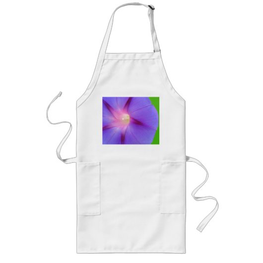 Tablier Long Fleur pourpre (Devant)