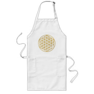 Tablier Long FLOWER OF LIFE - gold