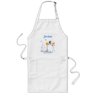 Tablier Long Frosty the Snowman™ Frosty & Karen Winter Fun