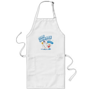 Tablier Long Frosty the Snowman™   "Silly Snowman"