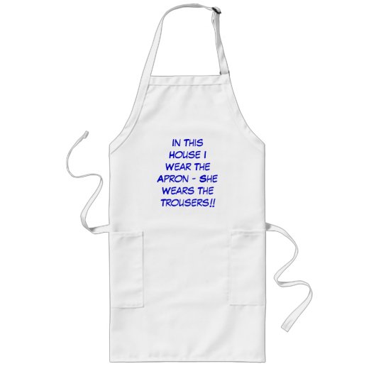 TABLIER LONG FUNNY APRONS (Devant)