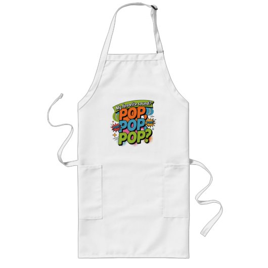 Tablier Long Funny Chiropractor Pop Sound Cadeau (Devant)