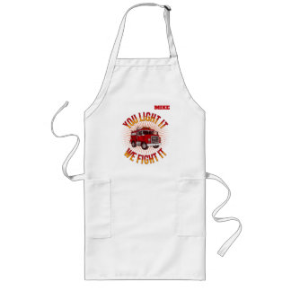 Tablier Long Funny Firehouse Cooking
