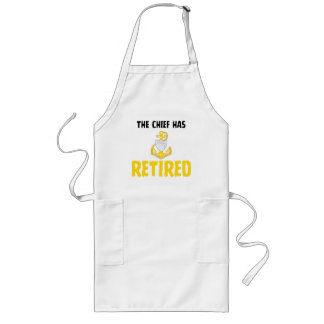 Tablier Long Garde côtière Chef à la retraite