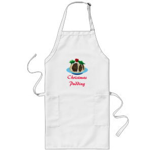 Tablier Long Garde de la place pour le pudding de Noël