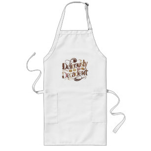 Tablier Long Gâteaux délicieusement décadents & Design au choco