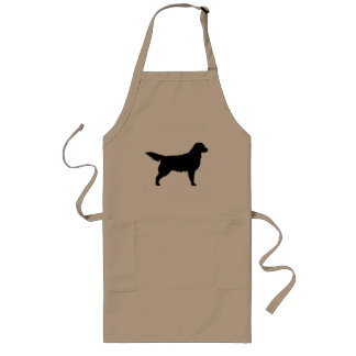 Tablier Long Golden retriever (noir)