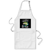 Tablier Long Grande Bouche Sur Mon Bord Long Apron (Devant)