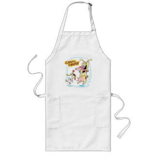 Tablier Long Graphique de rire de vache et de poulet