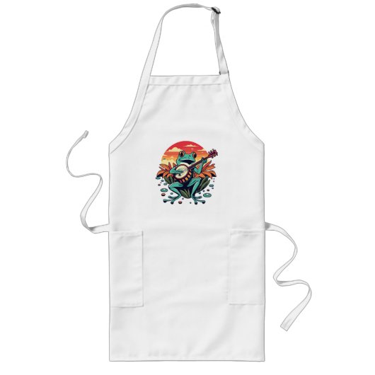 Tablier Long Grenouille banjo (Devant)