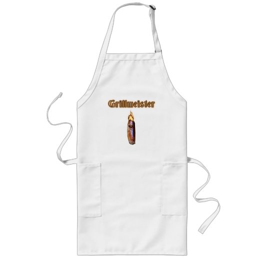 Tablier Long Grill Meister Saucage Roaster Fun BBQ Apron Chef (Devant)