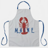 Tablier long gris homard du Maine (Recto)
