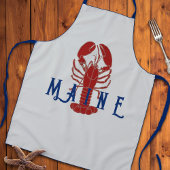 Tablier long gris homard du Maine