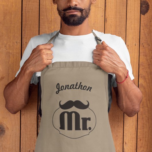 Tablier Long Groomsman Apron cadeaux de mariage