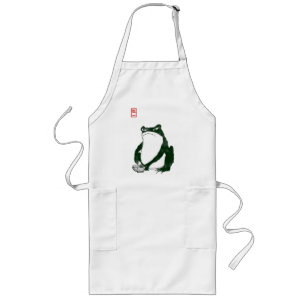 Tablier Long Grumpy Grenouille japonaise crapaud 19ème siècle